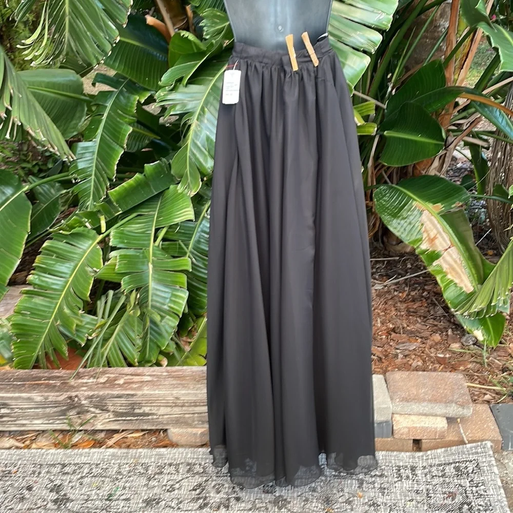 Windsor sheer , chiffon maxi skirt